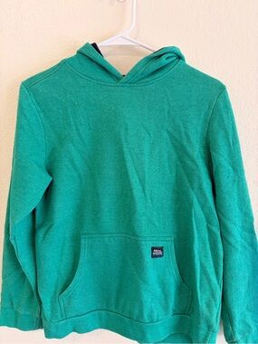 Men's Crewneck Hooded Sweater in Green